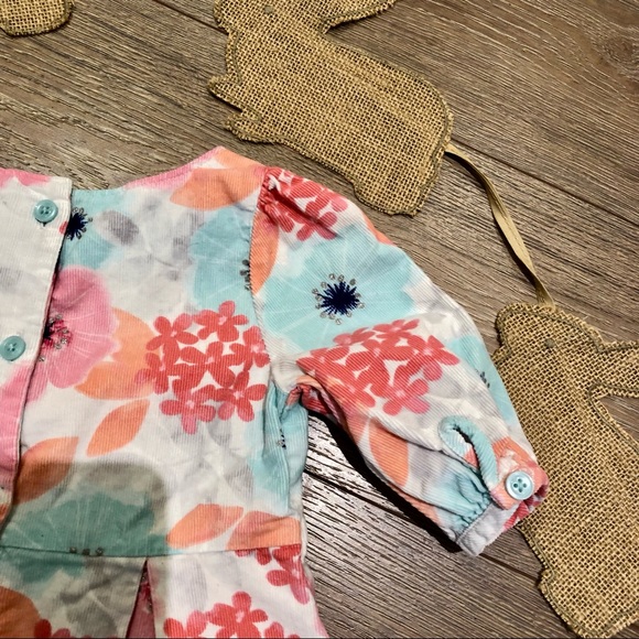 🐇 Gymboree Girls Pastel Floral Easter Dress Sz 18-24 Month EUC No wear - Picture 5 of 10